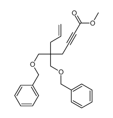 methyl 5,5-bis(phenylmethoxymethyl)oct-7-en-2-ynoate Structure