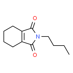 2-Butyl-4,5,6,7-tetrahydro-1H-isoindole-1,3(2H)-dione结构式