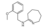 N-[(2-methoxyphenyl)methyl]-3,4,5,6-tetrahydro-2H-azepin-7-amine Structure