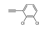 BENZENE, 1,2-DICHLORO-3-ETHYNYL- Structure