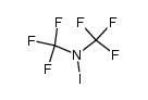 N-Jod-bis(trifluormethyl)-amin Structure