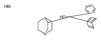 1-azabicyclo[2.2.2]octan-3-yl(diphenyl)methanol,hydrobromide Structure