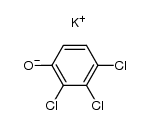 potassium salt of 2,3,4-trichlorophenol Structure