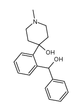 4-[2-(hydroxy-phenyl-methyl)-phenyl]-1-methyl-piperidin-4-ol Structure