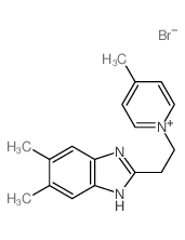 5,6-dimethyl-2-[2-(4-methylpyridin-1-yl)ethyl]-1H-benzoimidazole Structure