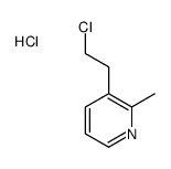 3-(2-chloroethyl)-2-methylpyridine,hydrochloride Structure