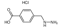 p-Carboxy-benzylhydrazin-hydrochlorid Structure