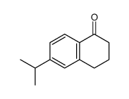 6-propan-2-yl-3,4-dihydro-2H-naphthalen-1-one结构式