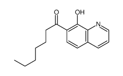 1-(8-hydroxyquinolin-7-yl)heptan-1-one Structure