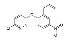 3-chloro-6-(4-nitro-2-prop-2-enylphenoxy)pyridazine结构式