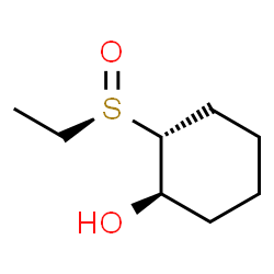 Cyclohexanol,2-[(R)-ethylsulfinyl]-,(1R,2R)-rel-(9CI) structure