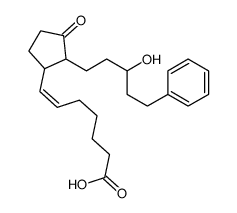 7-[2-(3-hydroxy-5-phenylpentyl)-3-oxocyclopentyl]hept-6-enoic acid结构式