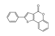 2-phenylthieno[3,2-c]chromen-4-one Structure