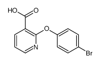 2-(4-bromophenoxy)pyridine-3-carboxylic acid结构式