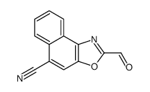 2-formylbenzo[e][1,3]benzoxazole-5-carbonitrile Structure