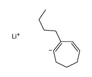 lithium,2-butylcyclohepta-1,3-diene结构式