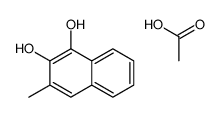 acetic acid,3-methylnaphthalene-1,2-diol Structure