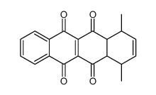 1,4-dimethyl-1,4,4a,12a-tetrahydrotetracene-5,6,11,12-tetrone Structure