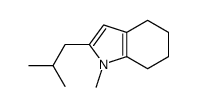 1-methyl-2-(2-methylpropyl)-4,5,6,7-tetrahydroindole Structure