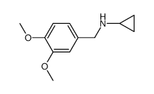 cyclopropyl-(3,4-dimethoxy-benzyl)-amine结构式