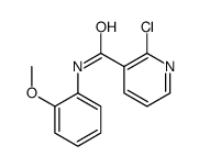 2-chloro-N-(2-methoxyphenyl)pyridine-3-carboxamide结构式