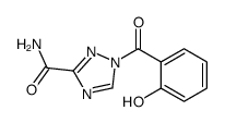 1-(2-hydroxybenzoyl)-1,2,4-triazole-3-carboxamide结构式