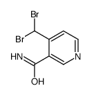 4-(dibromomethyl)pyridine-3-carboxamide Structure