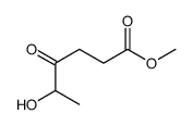 methyl 5-hydroxy-4-oxohexanoate结构式