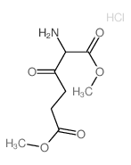 Hexanedioic acid,2-amino-3-oxo-, dimethyl ester, hydrochloride (9CI)结构式