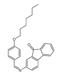 2-[(4-heptoxyphenyl)methylideneamino]fluoren-9-one结构式
