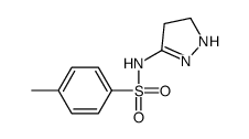 Benzenesulfonamide, N-(4,5-dihydro-1H-pyrazol-3-yl)-4-methyl- (9CI)结构式