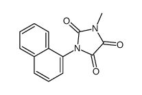 1-methyl-3-naphthalen-1-ylimidazolidine-2,4,5-trione Structure