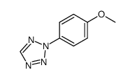 2-(4-methoxy-phenyl)-2H-tetrazole结构式