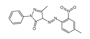 2,4-dihydro-5-methyl-4-[(4-methyl-2-nitrophenyl)azo]-2-phenyl-3H-pyrazol-3-one picture