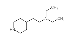 4-Piperidineethanamine,N,N-diethyl- structure