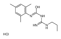 1-(N'-propylcarbamimidoyl)-3-(2,4,6-trimethylphenyl)urea,hydrochloride Structure