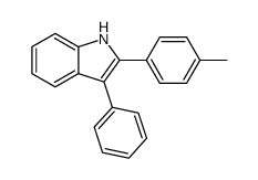 2-(4-methylphenyl)-3-phenyl-1H-indole结构式