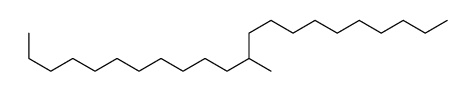 11-methyldocosane Structure