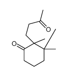2,3,3-trimethyl-2-(3-oxobutyl)cyclohexan-1-one结构式
