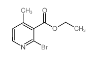 2-Bromo-4-methyl-nicotinic acid ethyl ester Structure