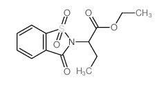 ethyl 2-(7,9,9-trioxo-9$l^{6}-thia-8-azabicyclo[4.3.0]nona-1,3,5-trien-8-yl)butanoate结构式