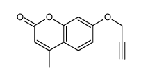 4-methyl-7-prop-2-ynoxychromen-2-one Structure