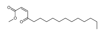 methyl 4-oxohexadec-2-enoate结构式