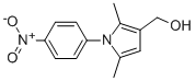 1H-PYRROLE-3-METHANOL, 2,5-DIMETHYL-1-(4-NITROPHENYL)-结构式