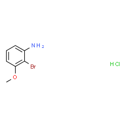 2-BROMO-3-METHOXYANILINE HYDROCHLORIDE结构式
