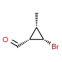 Cyclopropanecarboxaldehyde, 2-bromo-3-methyl-, (1R,2R,3R)-rel- (9CI) structure