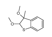 2,3-dimethoxy-3-methyl-2H-1-benzothiophene结构式