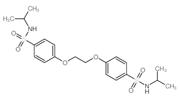 Benzenesulfonamide,4,4'-[1,2-ethanediylbis(oxy)]bis[N-(1-methylethyl)- (9CI) Structure