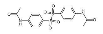 bis(4-acetylaminophenyl sulfone) Structure