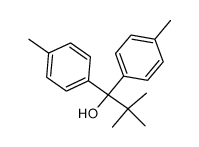 2,2-dimethyl-1,1-di-p-tolyl-propan-1-ol结构式